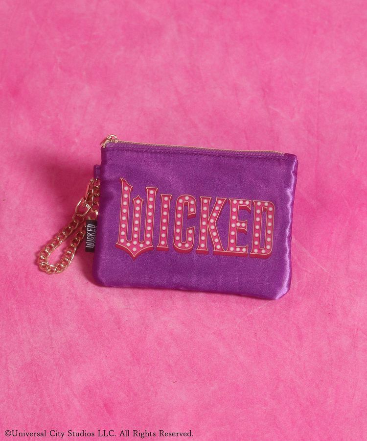 Green Parks「WICKED アートポーチチャーム」|ポーチ|Purple