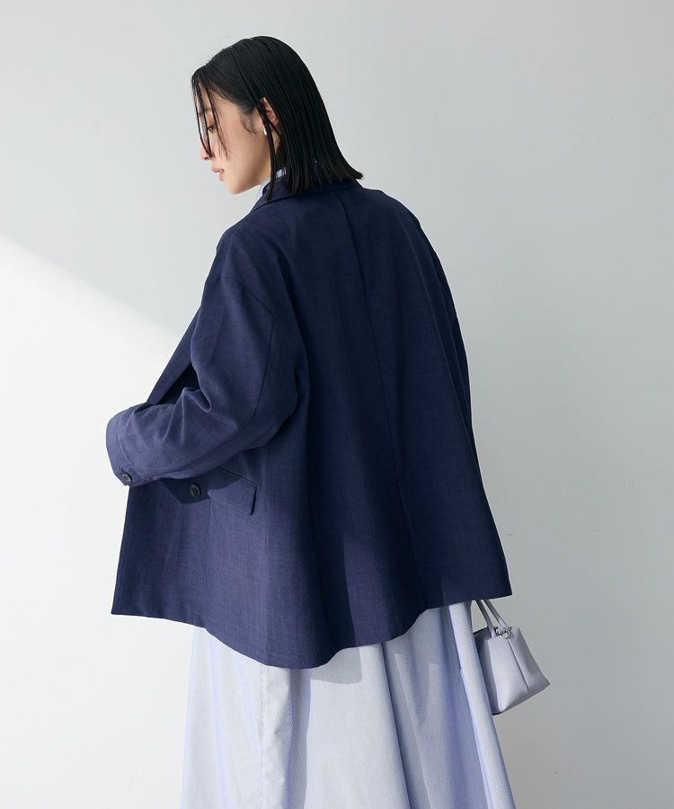 Green Parks「オーバーサイズW釦ライトジャケット」|テーラードジャケット|