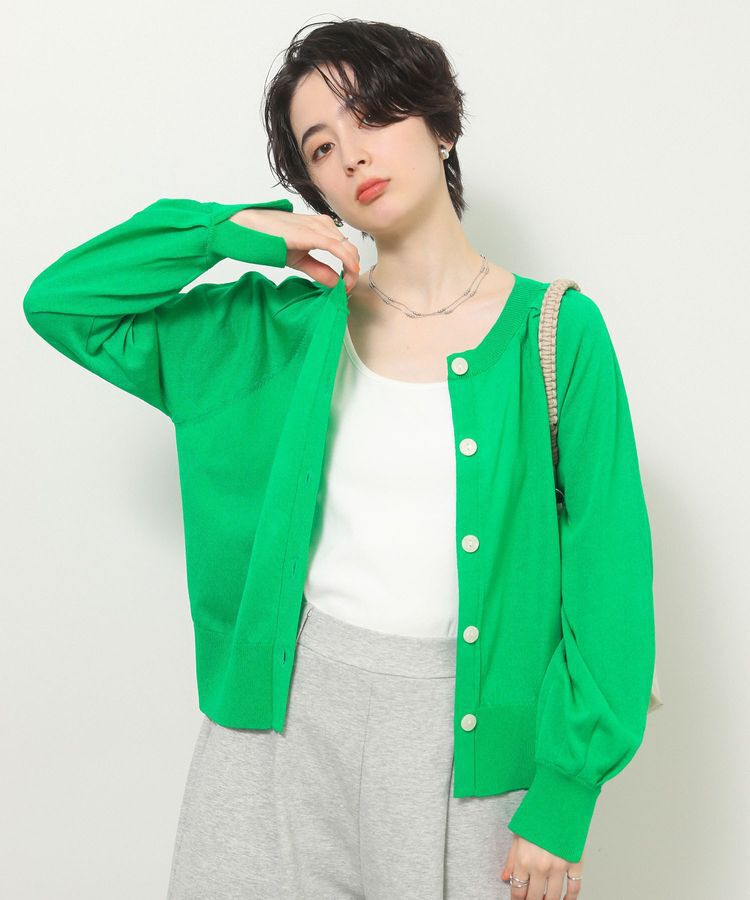 Green Parks「【しのばせカーディガン】ポケッタブルUVカットニットカーディガン」|カーディガン|Green