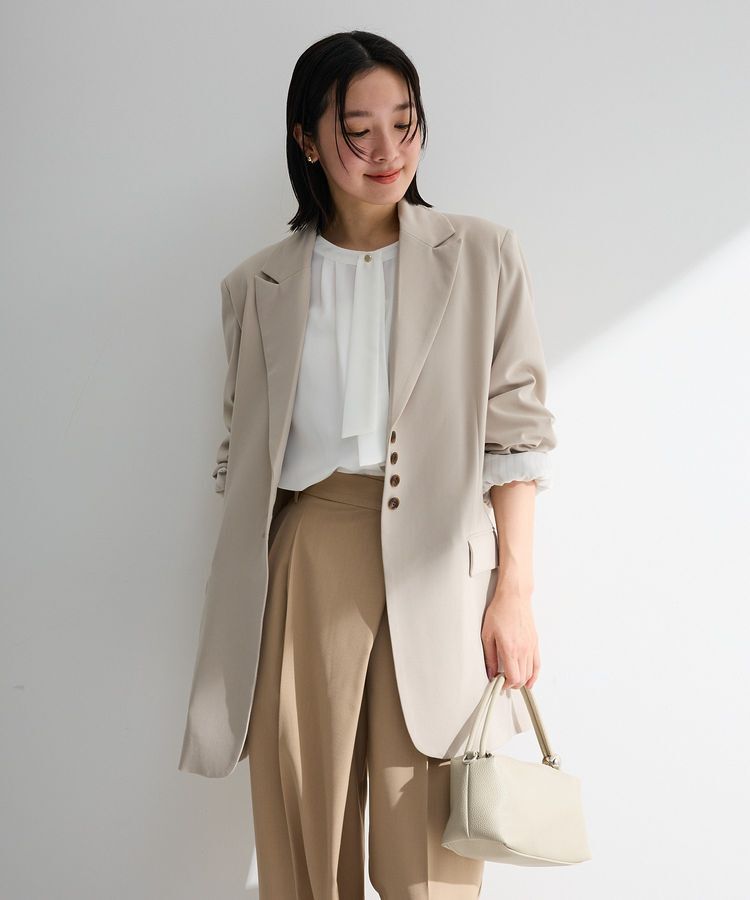 Green Parks「裏付きテーラードジャケット」|テーラードジャケット|