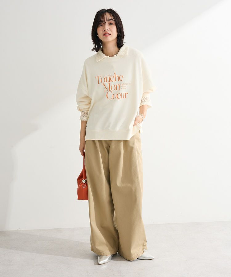 Green Parks「オーバーサイズロゴ裏毛プルオーバー」|スウェット・ジャージ|