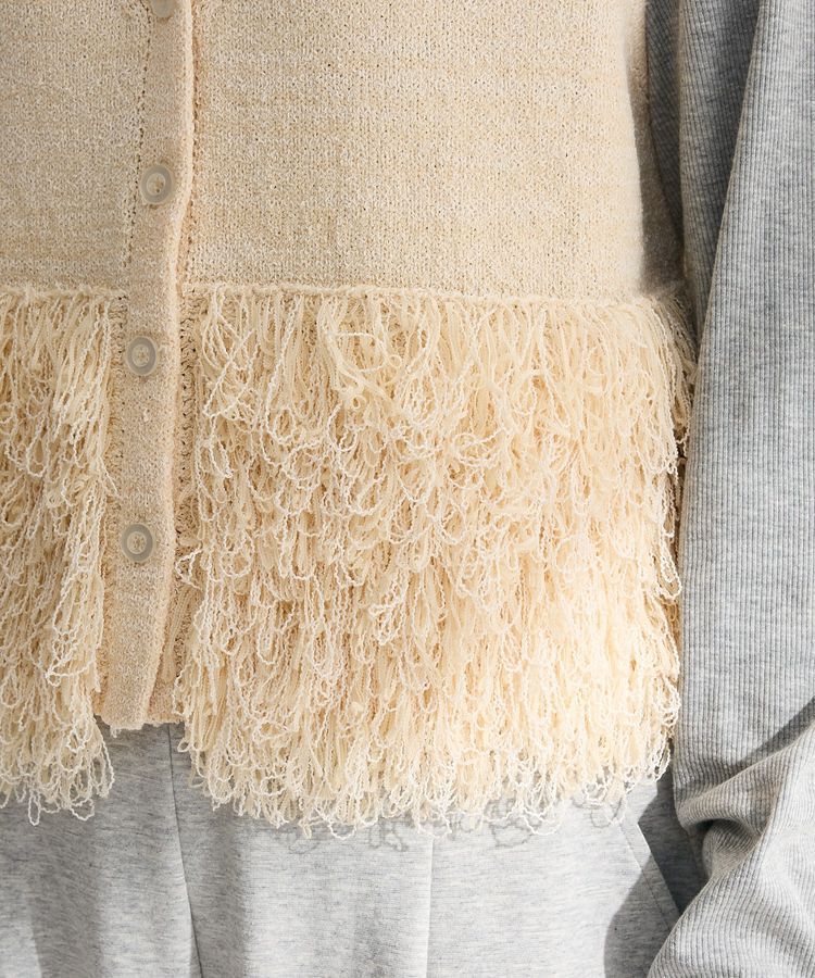 Green Parks「ブークレループニットベスト」|ベスト・ジレ|