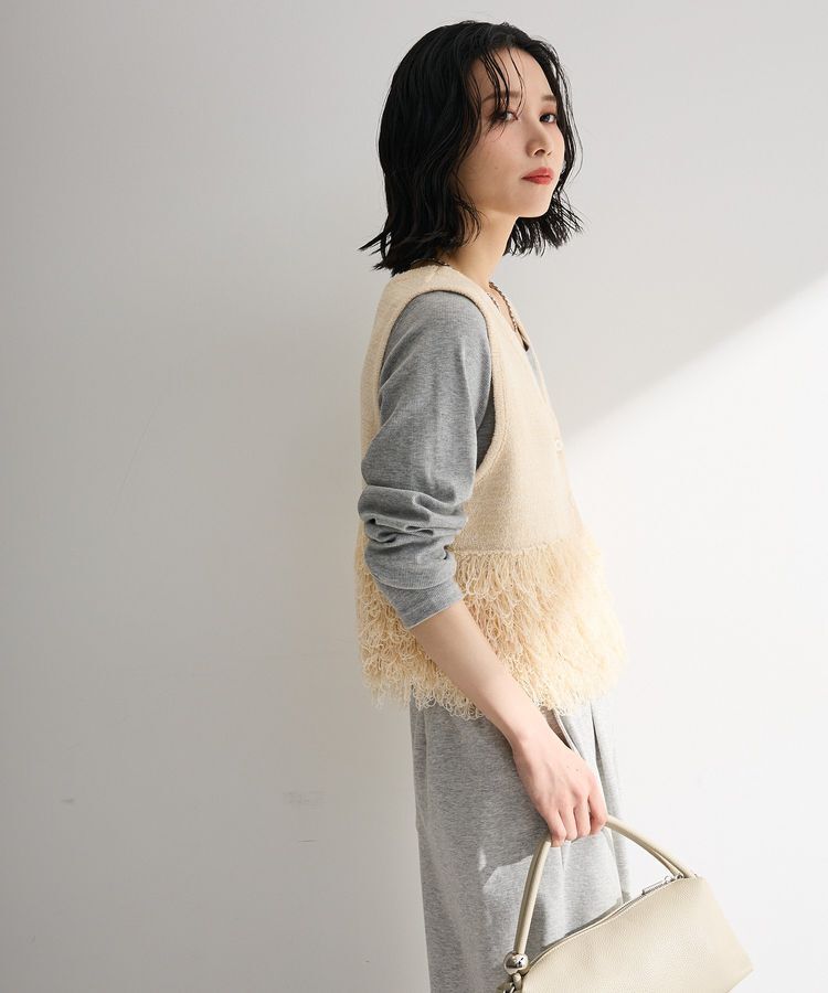 Green Parks「ブークレループニットベスト」|ベスト・ジレ|