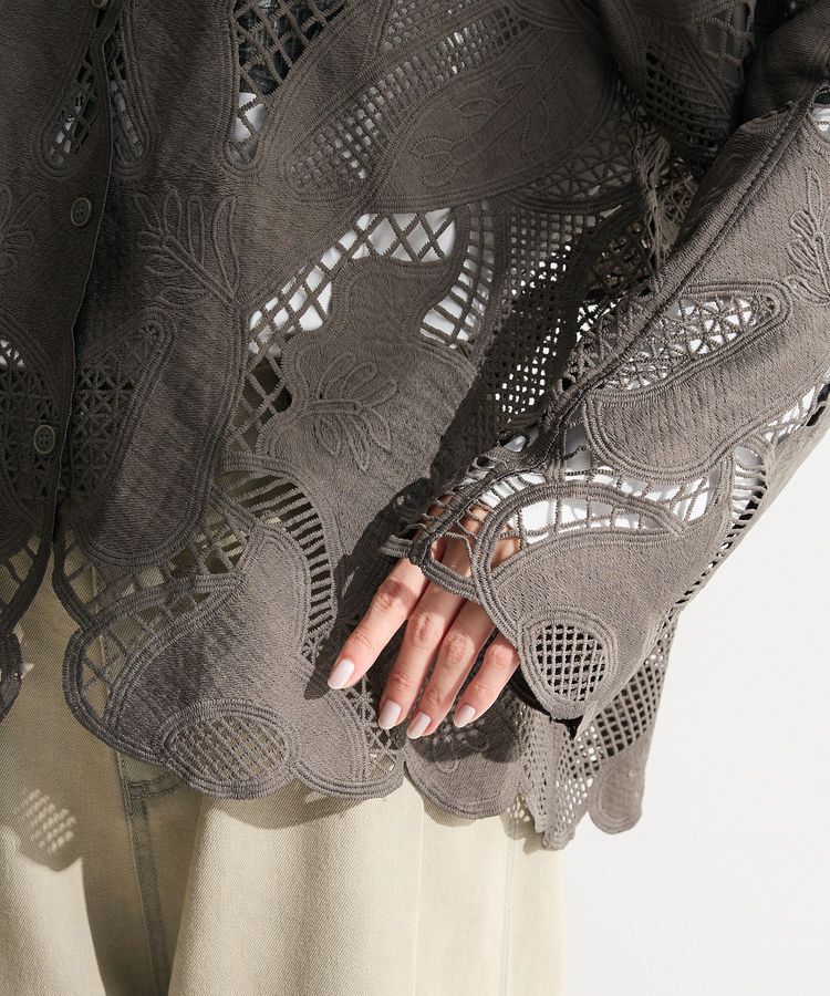 Green Parks「レースカーディガン」|カーディガン|