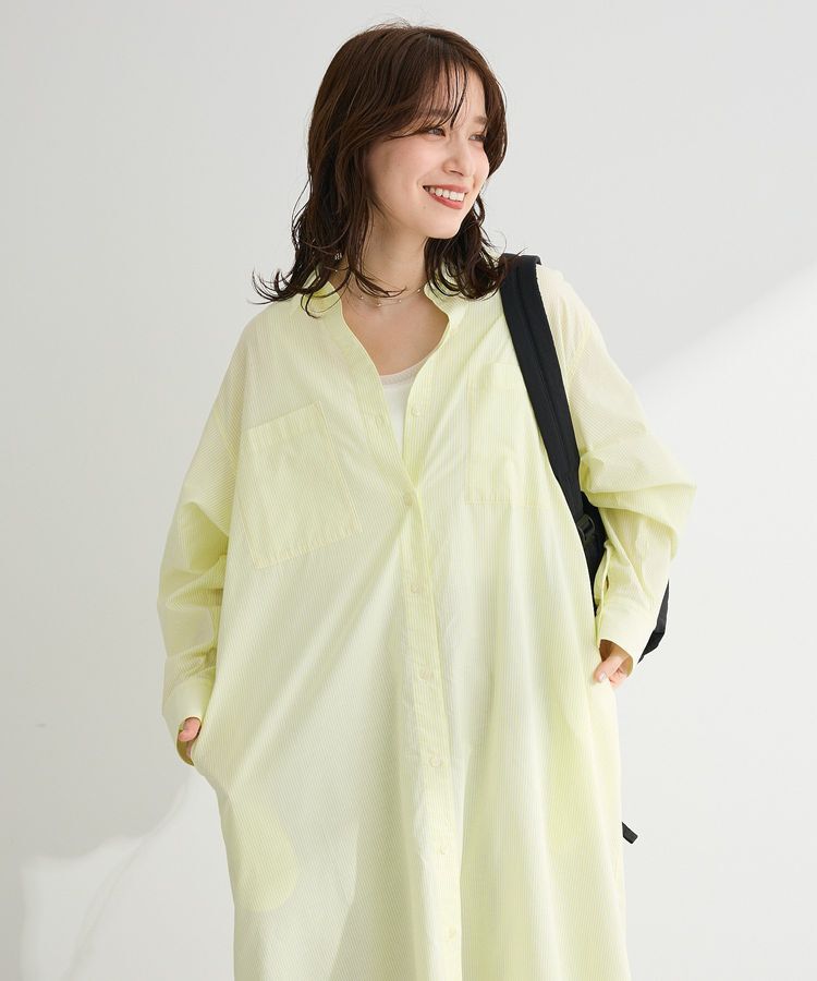 Green Parks「UVカットシャツワンピース」|ワンピース|