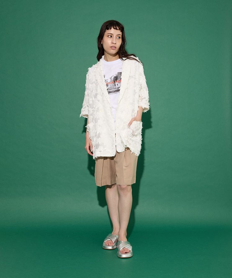 GARAGE OF GOOD CLOTHING「ジャガード半袖ジャケット」|テーラードジャケット|