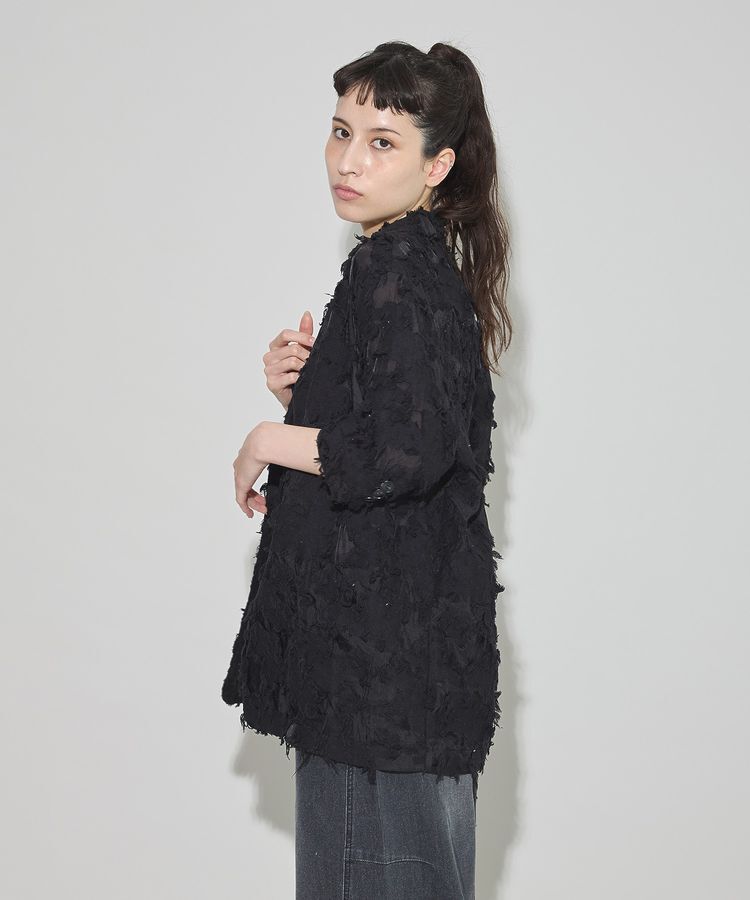 GARAGE OF GOOD CLOTHING「ジャガード半袖ジャケット」|テーラードジャケット|