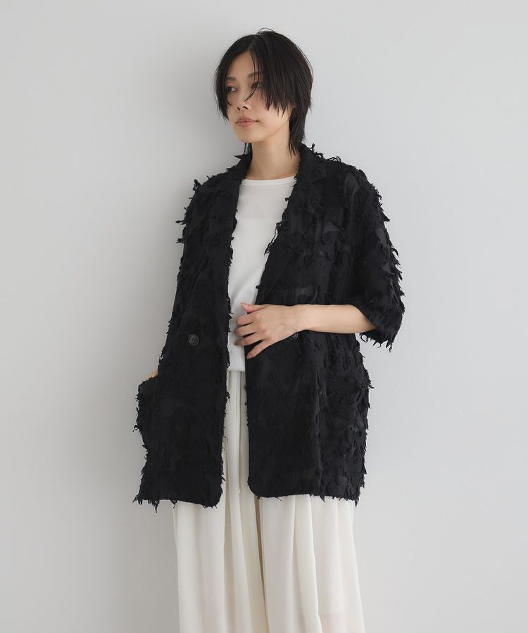 GARAGE OF GOOD CLOTHING「ジャガード半袖ジャケット」|テーラードジャケット|