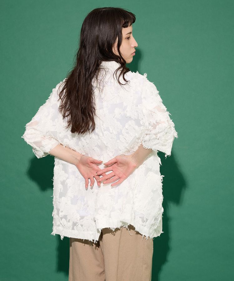 GARAGE OF GOOD CLOTHING「ジャガード半袖ジャケット」|テーラードジャケット|