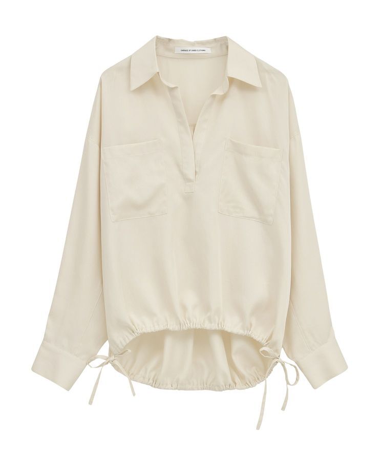 GARAGE OF GOOD CLOTHING「裾ドロストスキッパープルオーバー」|シャツ・ブラウス|