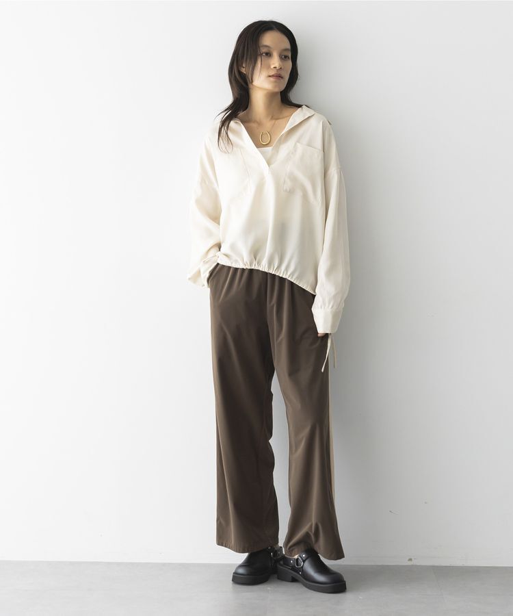 GARAGE OF GOOD CLOTHING「裾ドロストスキッパープルオーバー」|シャツ・ブラウス|