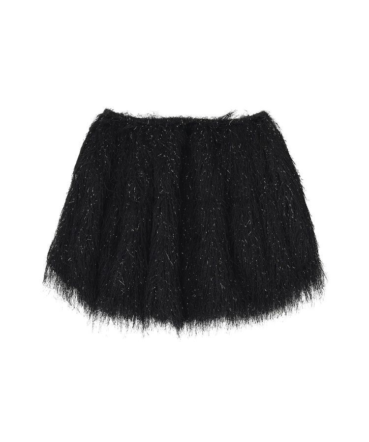 GARAGE OF GOOD CLOTHING「フェザーショート丈スカート」|フレア|