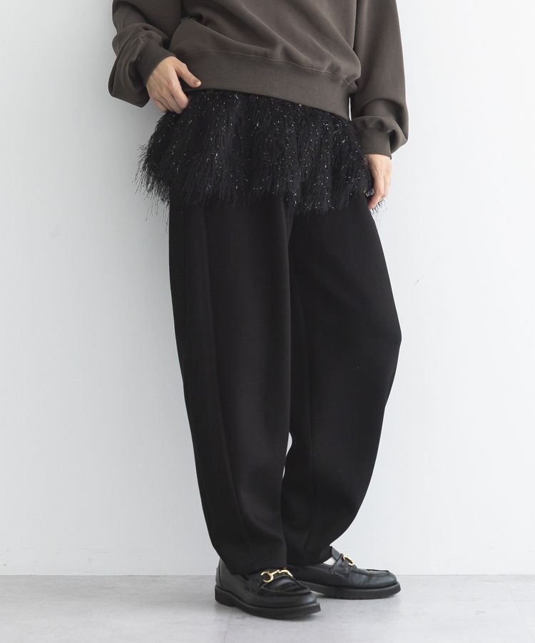 GARAGE OF GOOD CLOTHING「フェザーショート丈スカート」|フレア|