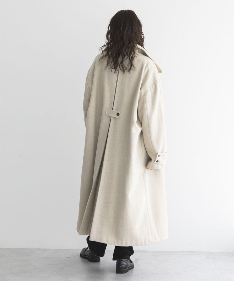 GARAGE OF GOOD CLOTHING「ヘリンボンウール混スタンドカラーロングコート」|その他|