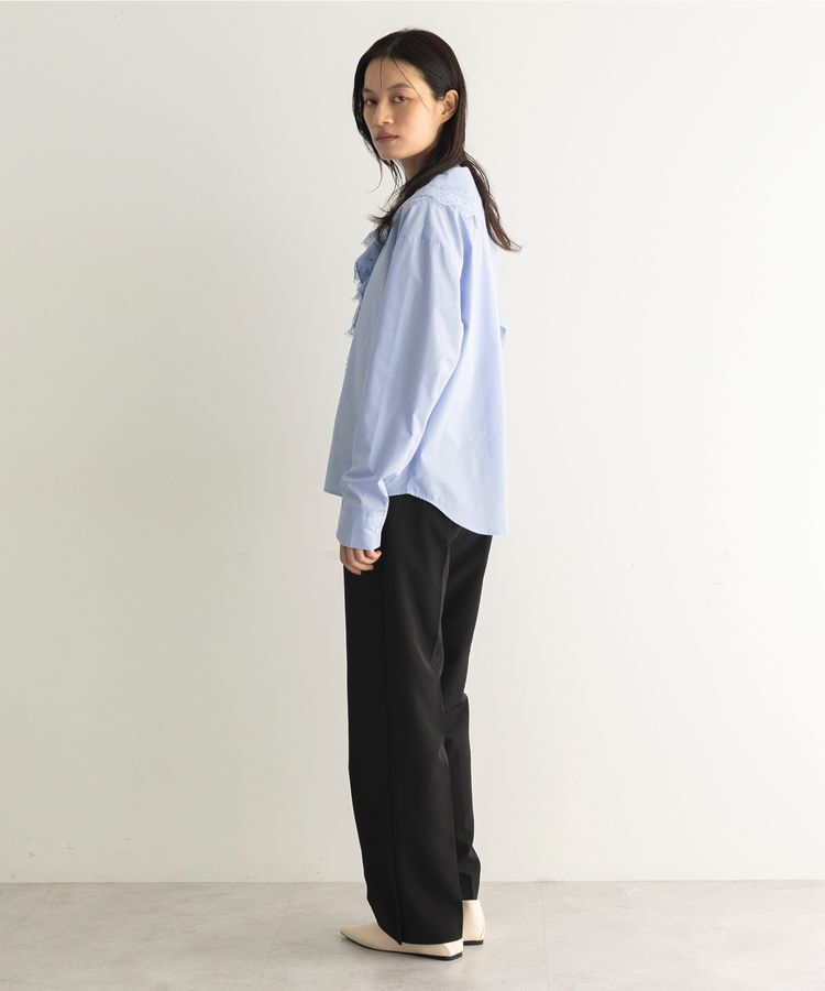 GARAGE OF GOOD CLOTHING「レースカラーラッフルブラウス」|シャツ・ブラウス|