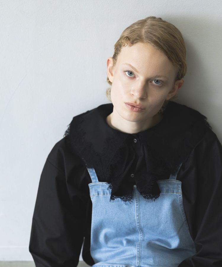 GARAGE OF GOOD CLOTHING「レースカラーラッフルブラウス」|シャツ・ブラウス|