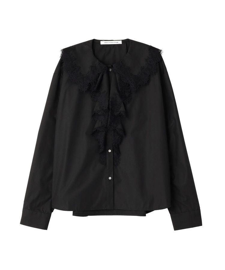 GARAGE OF GOOD CLOTHING「レースカラーラッフルブラウス」|シャツ・ブラウス|