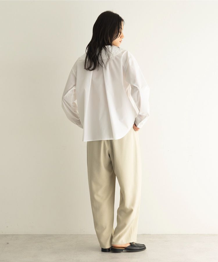 GARAGE OF GOOD CLOTHING「レースカラーラッフルブラウス」|シャツ・ブラウス|