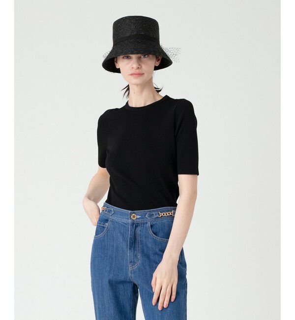 LOULOU WILLOUGHBY「【LOULOU WILLOUGHBY】ソウバリクルー5分袖プルオーバー」|その他|