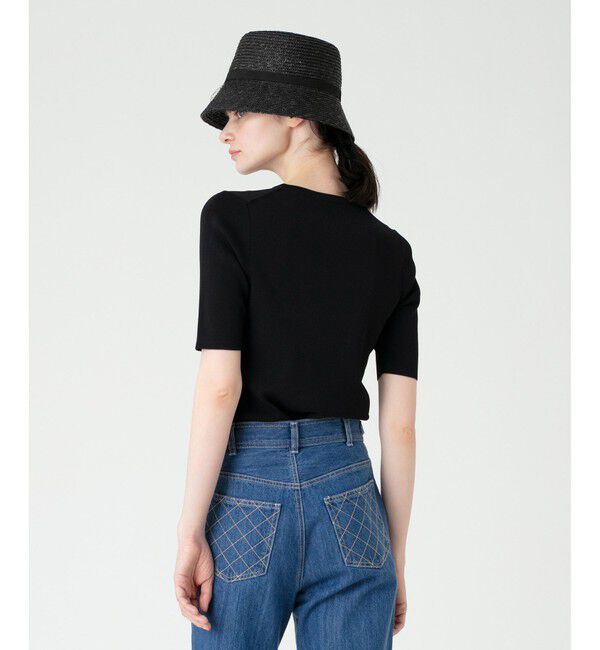 LOULOU WILLOUGHBY「【LOULOU WILLOUGHBY】ソウバリクルー5分袖プルオーバー」|その他|