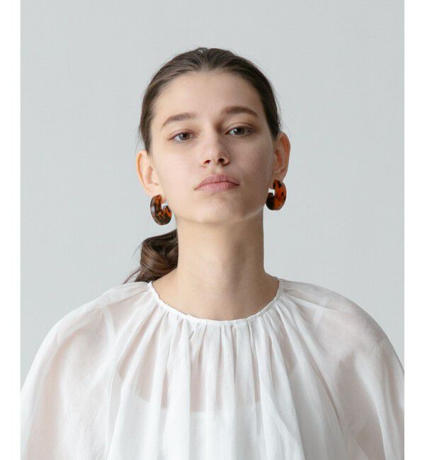 allureville「サークルプレートピアス」|ピアス|