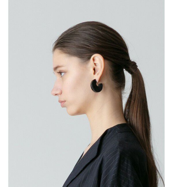 allureville「サークルプレートピアス」|ピアス|