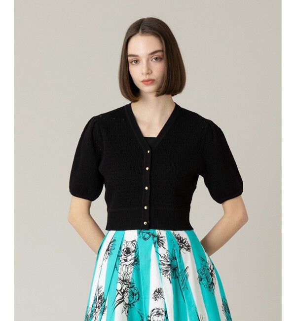 LOULOU WILLOUGHBY「【LOULOU WILLOUGHBY】アイレットポインテールカーディガン」|カーディガン|