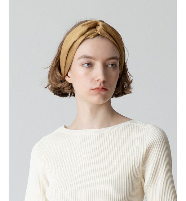 allureville「フロントノットヘアバンド」|ハット|