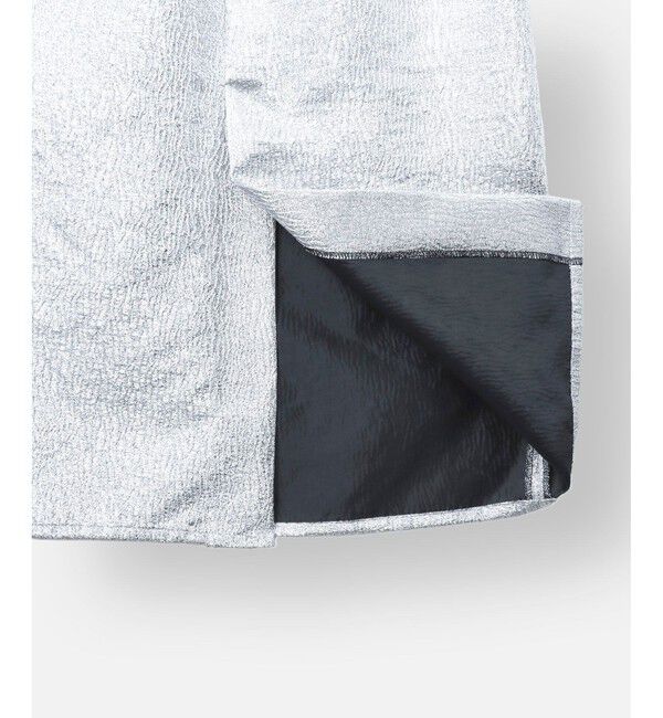 allureville「メタリックジャガードナロースカート」|タイト|