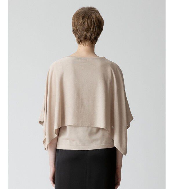 allureville「ケープスリーブ プルオーバー」|ニット・セーター|