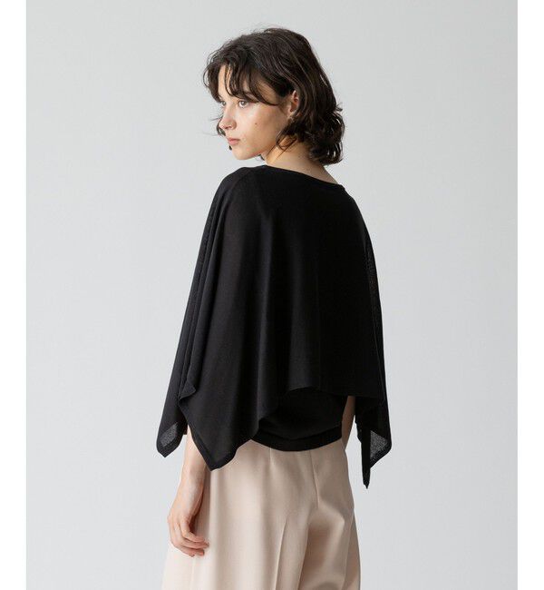 allureville「ケープスリーブ プルオーバー」|ニット・セーター|