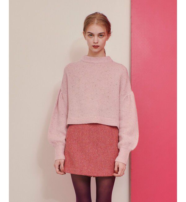 LOULOU WILLOUGHBY「【LOULOU WILLOUGHBY】LINSIEME  プルオーバー」|ニット・セーター|ピンク