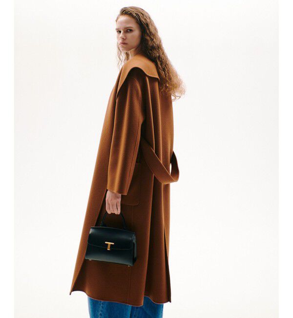 allureville「カシミヤ混リバービックショールコート」|その他|