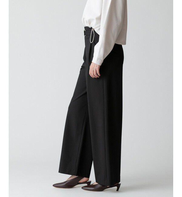 allureville「ストレッチヨークレスパンツ」|チノ|