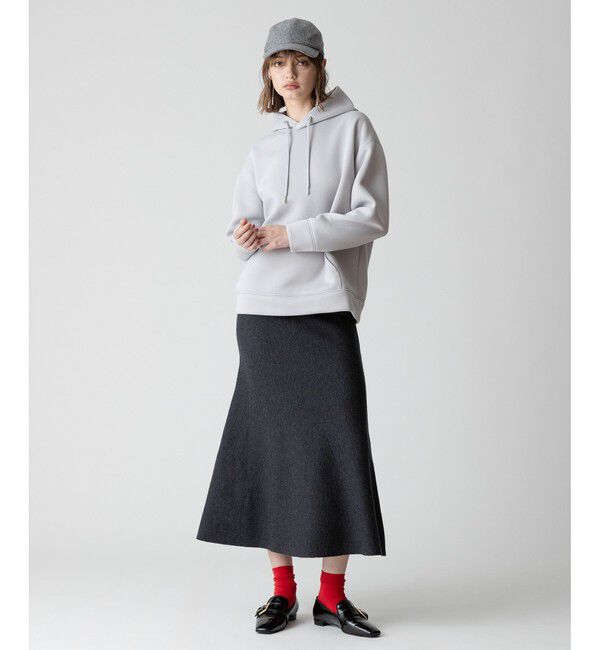 allureville「【セットアップ対応可能】ウール混Wフェイスナローマーメイドスカート」|スカート|