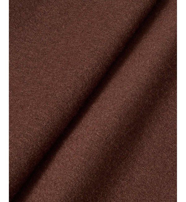 allureville「ハードメルトンスムースミディスカート」|タイト|