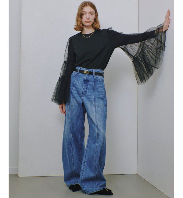 allureville「ティアードスリーブチュールブラウス」|シャツ・ブラウス|