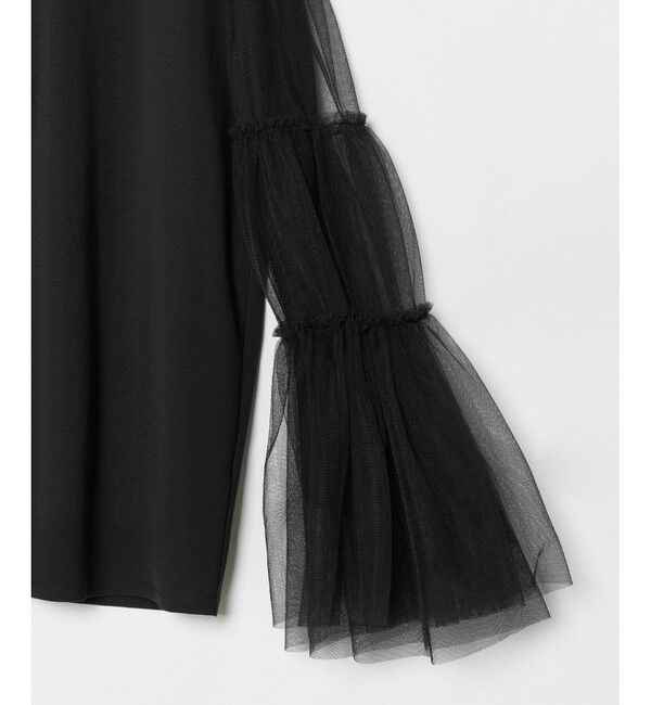 allureville「ティアードスリーブチュールブラウス」|シャツ・ブラウス|