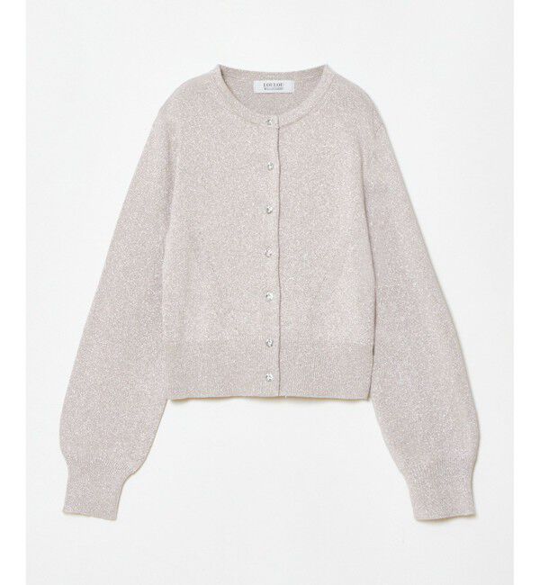 LOULOU WILLOUGHBY「【LOULOU WILLOUGHBY】ラメメランジェカーディガン」|カーディガン|