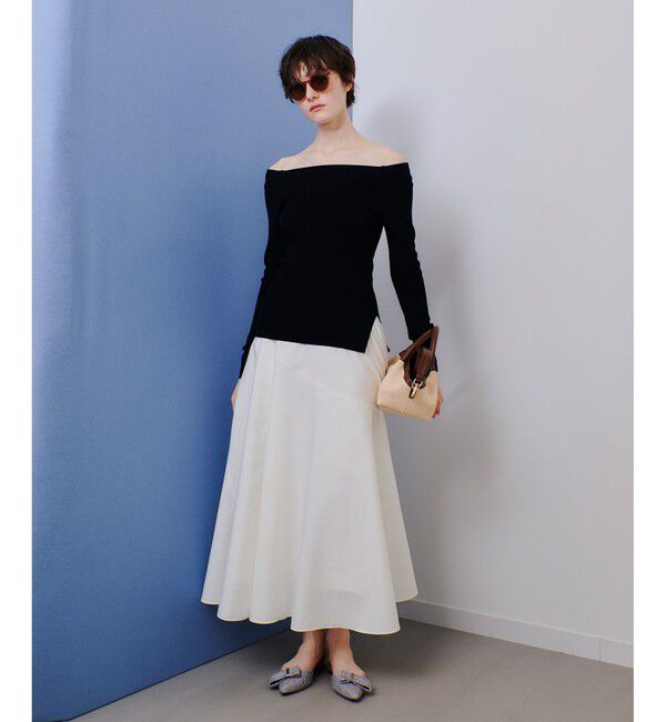 allureville「2WAYネックサイドスリットプルオーバー」|ニット・セーター|