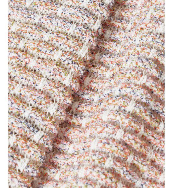 allureville「ミックスツイードニットジャケット」|ニット・セーター|