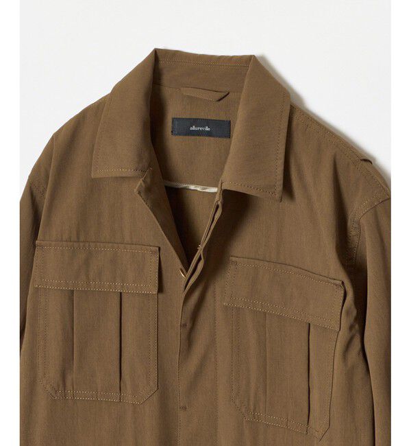 allureville「シャンブレーミリタリーブルゾン」|ブルゾン・スタジャン|