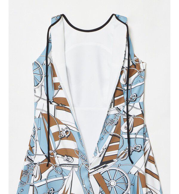 LOULOU WILLOUGHBY「【LOULOU WILLOUGHBY】RATTIマリーナプリントアメスリワンピース」|ワンピース|