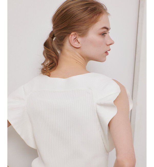 LOULOU WILLOUGHBY「【LOULOU WILLOUGHBY】スキャーラッププルオーバー」|ニット・セーター|