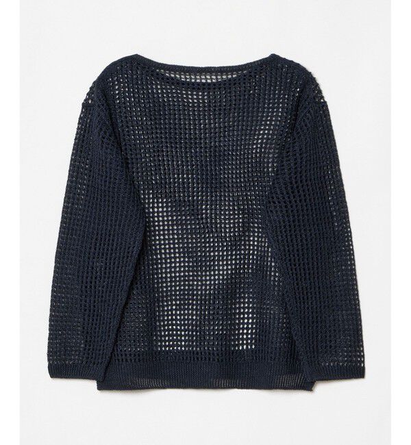 allureville「リネンコードメッシュプルオーバー」|ニット・セーター|