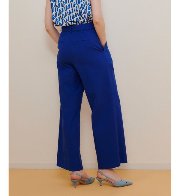 allureville「シェルタリングタックワイドパンツ」|チノ|