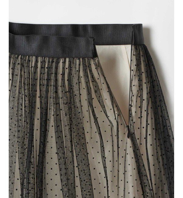 LOULOU WILLOUGHBY「【LOULOU WILLOUGHBY】ドットチュールスカート」|スカート|