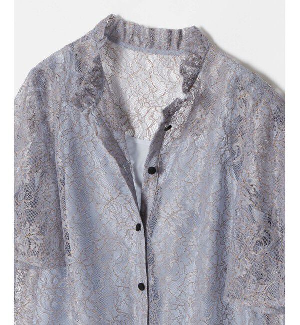 LOULOU WILLOUGHBY「【LOULOU WILLOUGHBY】レースリボンフレアスリーブブラウス」|シャツ・ブラウス|