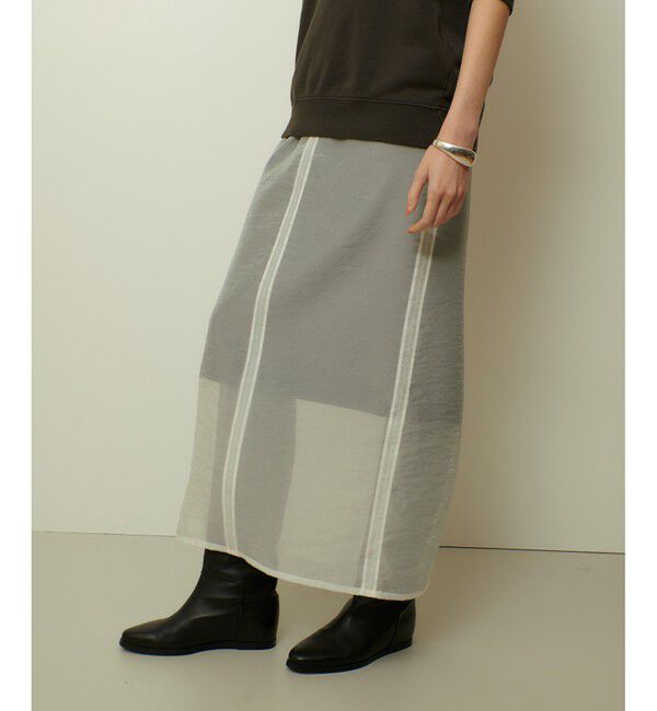 allureville「シアーレイヤードタイトスカート」|スカート|