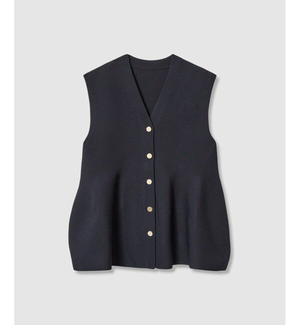 allureville「ペプラムジレ」|ニット・セーター|